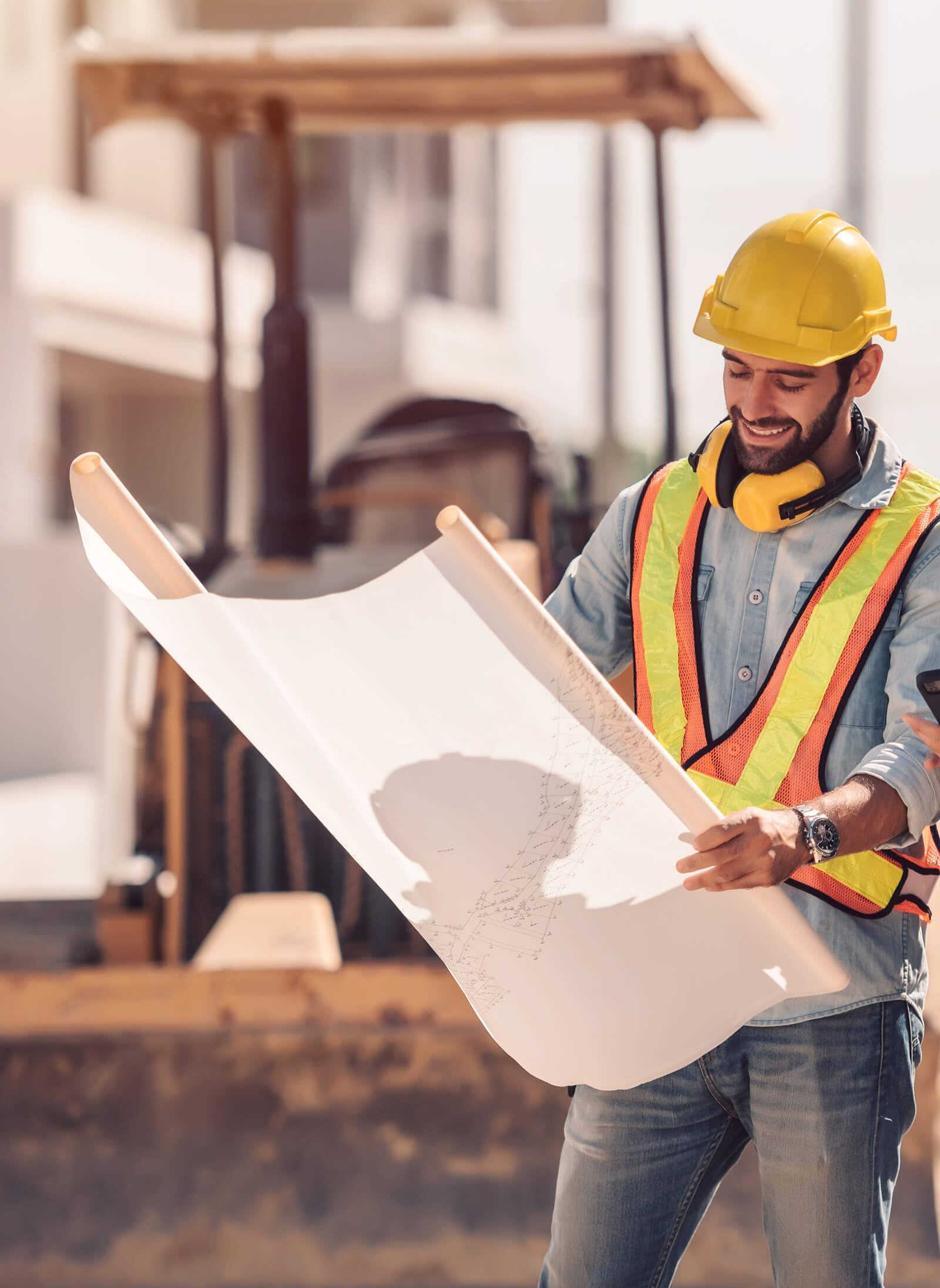 parking garage with smooth concrete finish